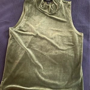 Rich green J Crew top